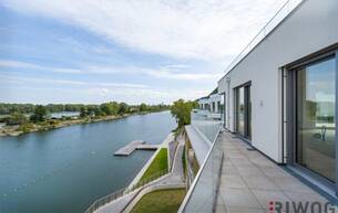 Anlage Wohnung Luxus-Penthouse mit Dachterrasse & Terrasse von ca. 262 m² | Beste Aussicht & direkt am Wasser | 2 Garagenstellplätze 1190 Wien