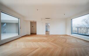 Wohnen Wohnung STOCK IM WEG - Licht. Raum. Luxus. - 5 Zimmer Erstbezug mit Südterrasse, Fitness & Garage 1130 Wien