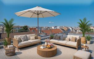 Wohnen Wohnung PENTHOUSE mit traumhafter DACHTERRASSE! Geschmackvoller 3-Zimmer-Erstbezug mit direktem Liftzugang 1050 Wien Wohnen Wohnung PENTHOUSE mit traumhafter DACHTERRASSE! Geschmackvoller 3-Zimmer-Erstbezug mit direktem Liftzugang 1050 Wien