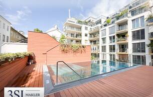 Wohnen Wohnung Dachterrassentraum - Einzigartiger Ausblick - Vollmöbliert - Gemeinschaftspool - in Bestlage des 2. Bezirks 1020 Wien Wohnen Wohnung Dachterrassentraum - Einzigartiger Ausblick - Vollmöbliert - Gemeinschaftspool - in Bestlage des 2. Bezirks 1020 Wien