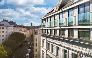 Wohnen Wohnung Altbau-Chic im Dachgeschoss | 3-Zimmer Balkonwohnung mit Klimaanlage und Fußbodenheizung 1160 Wien