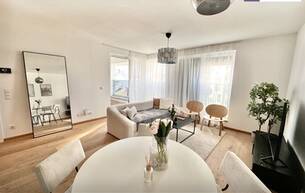 Anlage Wohnung REDUZIERT! Sofort Bezugsfertig in Bestlage! Traumhafte Dachgeschosswohnung mit Loggia und Panoramafenster ++Weitblick über Wien ++ Komplett Eingerichtet ++ Dachgeschossneubau aus 2021 ++ Auch für Anleger!!! 1020 Wien