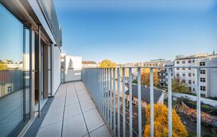 Wohnen Wohnung ERSTBEZUG >> helle klimatisierte 2 ZI DG Wohnung mit Weitblick >> Alte Donau, Floridsdorfer Spitz 1210 Wien