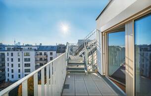 Wohnen Wohnung 3 Ebenen 1 Besitzer >> Maisonetten Traumwohnung mit Weitblick >> Dachterrasse 1210 Wien