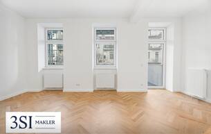 Wohnen Wohnung Helle 3-Zimmer-Wohnung im Altbau mit sonnigem Balkon 1140 Wien