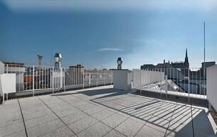 Wohnen Wohnung THE TEMPTATION - Penthouse - Stadtblick - 1 Ebene mit Terrasse + Dachterrasse 1180 Wien