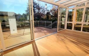 Wohnen Wohnung Fantastische 4-Zimmer Gartenwohnung! Mehr Natur. Mehr Ruhe. Mehr Grün. WOW! Riesiger Garten + Herrliche Terrasse + Lichtdurchfluteter Wintergarten + Stellplatz! Jetzt zugreifen! 1210 Wien