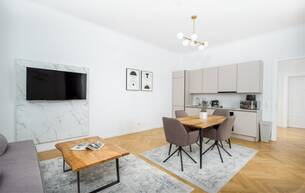 Wohnen Wohnung Edle 2-Zimmer-Altbauwohnung mit Designer-Möblierung im Herzen Wiens 1010 Wien