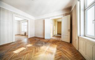 Wohnen Wohnung Sanierungsbedürftiger Altbau mit Potenzial: 74 m² in ruhiger Innenhoflage zur freien Gestaltung 1050 Wien