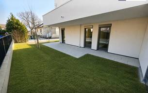 Anlage Wohnung Letzte Gartenwohnung! Ihr Platz im Grünen! Klimaaktiv Bronze! Riesige Terrasse + Eigengarten + 3 Zimmer! TOP Neubauprojekt + Wärmepumpe und Solaranlage + Grün- und Ruhelage! 1220 Wien