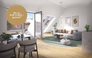 Wohnen Wohnung Nachhaltiges Wohnen beim Yppenplatz - Großzügige Dachgeschosswohnung - 3-Zimmer-Wohntraum 1170 Wien