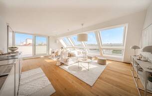 Wohnen Wohnung Exklusives Penthouse - Urban & Mittdendrin. Dachterrassentraum in urbaner Lage mit Spitzenanbindung in die Innenstadt 1120 Wien