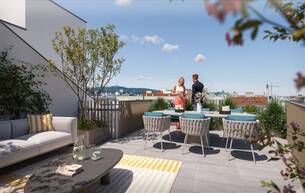 Wohnen Wohnung Nachhaltig & hoch oben am Yppenplatz. – 3 m Raumhöhe XL Dachterrasse im Dachgeschoss 1170 Wien Wohnen Wohnung Nachhaltig & hoch oben am Yppenplatz. – 3 m Raumhöhe XL Dachterrasse im Dachgeschoss 1170 Wien