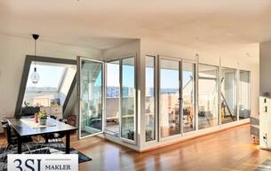 Wohnen Wohnung Top ausgestattete und großzügig geschnittene 4-Zimmer-Terrassenwohnung - in Top-Lage des 22. Bezirks 1220 Wien