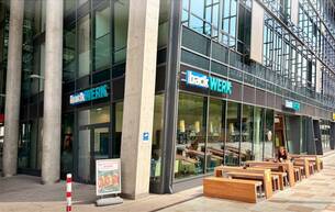 Gewerbe Einzelhandel Repräsentative Geschäftsfläche mit Außenbereich im renommierten RIVERGATE 1200 Wien