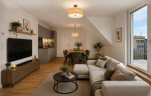 Anlage Wohnung VORSORGE | 3 ZI DG Wohnung IAusblick I Südausrichtung I Klima 1210 Wien
