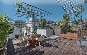 Wohnen Wohnung Dachgeschoss-Maisonette mit Traumterrasse & Weitblick beim Aumannplatz 1180 Wien