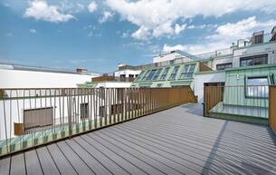 Anlage Wohnung EXKLUSIVES DACHGESCHOSS! Klimatisierter Erstbezug mit herrlicher Dachterrasse 1040 Wien
