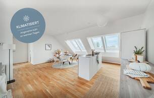 Wohnen Wohnung Dachgeschoss-Highlight mit Klimaanlage und Weitblick: Urban. Modern. Exklusiv. 1210 Wien
