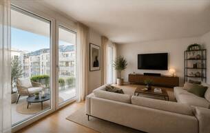 Wohnen Wohnung SOFORT EINZIEHEN >> charmante 3-Zimmer Wohnung mit bodentiefen Fenstern und 2 Balkone >> Top Anbindung 1210 Wien