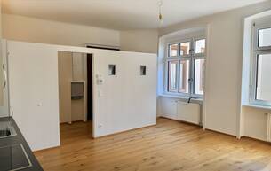 Wohnen Wohnung Neu sanierte Wohnung mit zwei Zimmern und großzügiger Wohnküche 1080 Wien