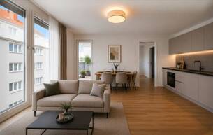 Wohnen Wohnung ERSTBEZUG >> schmucke 2-Zimmer Anlegerwohnung im 4. OG mit Balkon >> Alte Donau, Floridsdorfer Spitz 1210 Wien