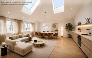 Wohnen Wohnung 2 Zimmer Dachgeschosswohnung im exklusiven "DAS ARTMANN" –Wohnen zwischen Donaukanal und Wiener Innenstadt 1020 Wien