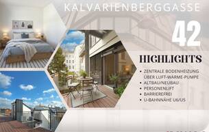 Wohnen Wohnung TINY APARTMENT mit Terrasse komplett in den Innenhof gerichtet | LUFT-WÄRME-PUMPE 1170 Wien