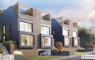 Wohnen BAUBEWILLIGTER BAUGRUND | 2 Exklusive Doppelhäuser – 4 Einheiten | WNF ges. 655 m² |Hainbachgasse 1140 Wien