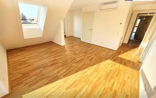 Anlage Wohnung Lebensqualität mit Zukunftspotential! Ab ins Dachgeschoss! Ideal zur Vermietung + Perfekte Raumaufteilung + Hochwertige Ausstattung + Nachhaltig! TOP Neubau-Projekt mit naturnahen Gewässern ums Eck! 1220 Wien