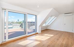 Wohnen Wohnung DACHERSTBEZUG: stilvolle Maisonette mit großer Sonnenterrasse 1190 Wien
