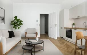 Wohnen Wohnung Klein, fein, erstklassig – 1-Zimmer-Wohnung im stilvollen Altbau 1100 Wien Wohnen Wohnung Klein, fein, erstklassig – 1-Zimmer-Wohnung im stilvollen Altbau 1100 Wien