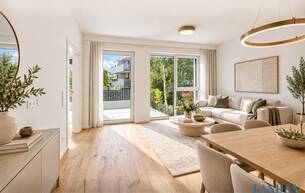 Anlage Wohnung ** NEU ** WOHNEN MIT SONNENSEITE - EXKLUSIVER ERSTBEZUG MIT SÜDBALKON, INNENHOFRUHELAGE & LUFTWÄRMEPUMPE 1230 Wien,Liesing